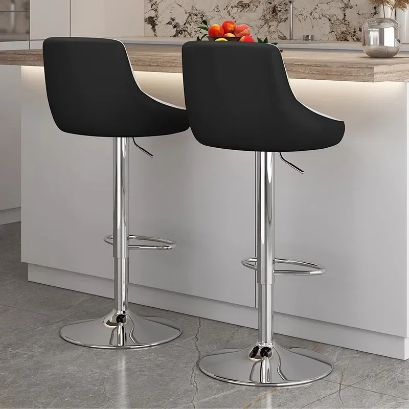 Metal Cadeira Moderna para Cozinha, Casa Alta e Bar Stool, Mobiliário de Restaurante, Quarto e Escritório, Design de Luxo