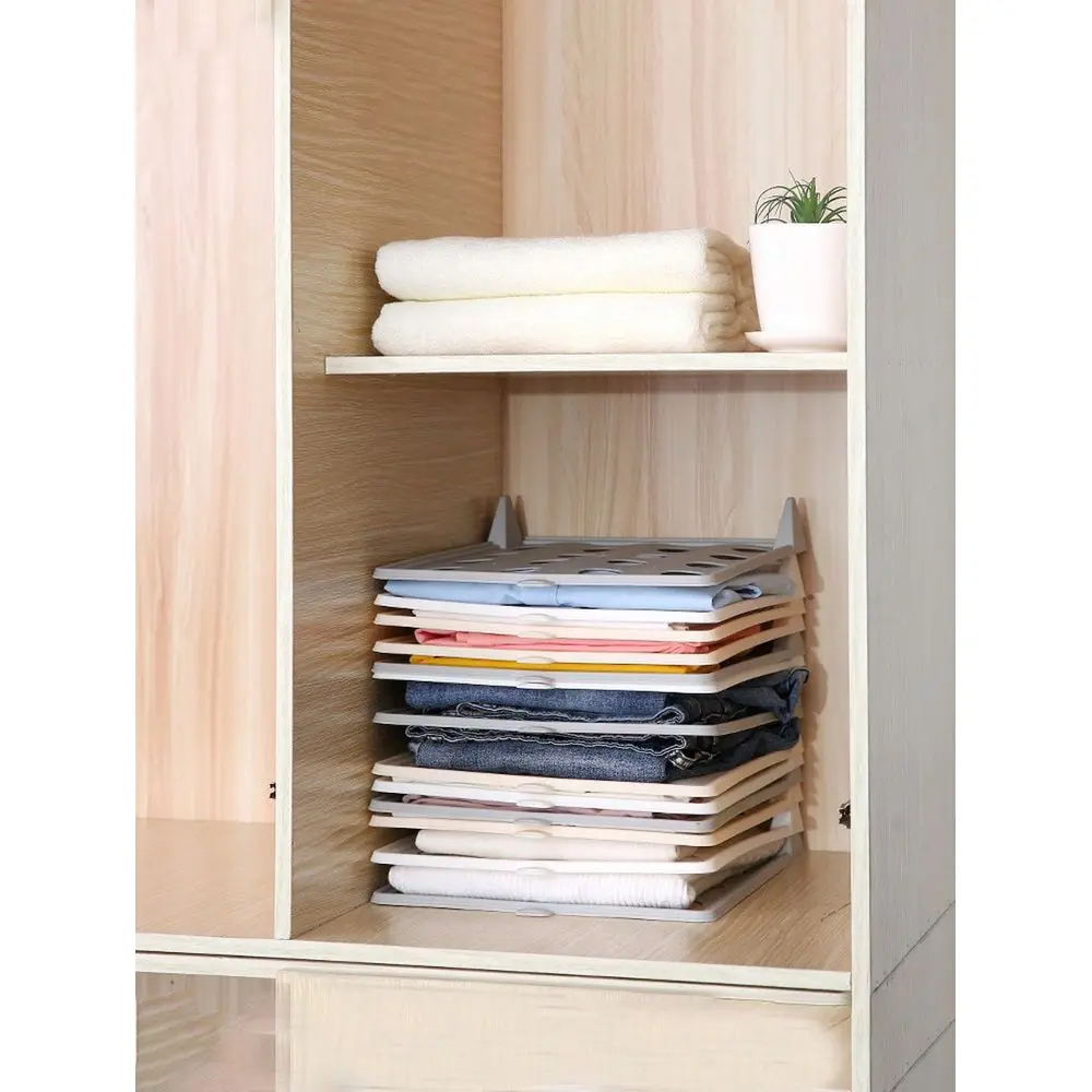 Clothes Folding Board, Plastic Wardrobe Storage Box, Organizer Rack, Suitable For Wardrobe Organization, Wardrobe Storage, Home view 6