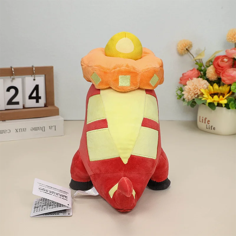 Pokemon LEGENDS Z-A Crocalor 10 inches Plush Toy , Nintendo Game Scarlet Violet Fire Crocodile Sword Shield Stuffed Animal Doll