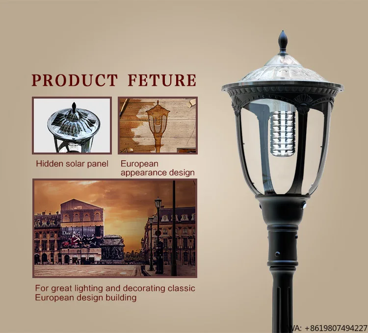 

SRESKY High Brightness LED Landscape Lighting Solar Road Light Outdoor IP65 5700K 3000LM Street Light
