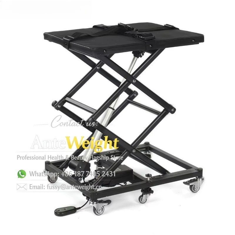 Compact Aluminum Alloy Lighteright Portable Foldable Medical Small Electric Vertical Platform Lift Table Pallet