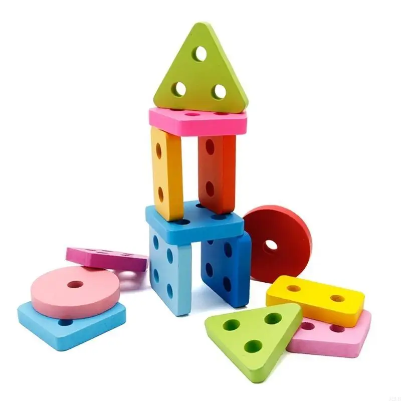 Kindergarten Fraction Learning Toy per il puzzle Block A2UB della scuola elementare