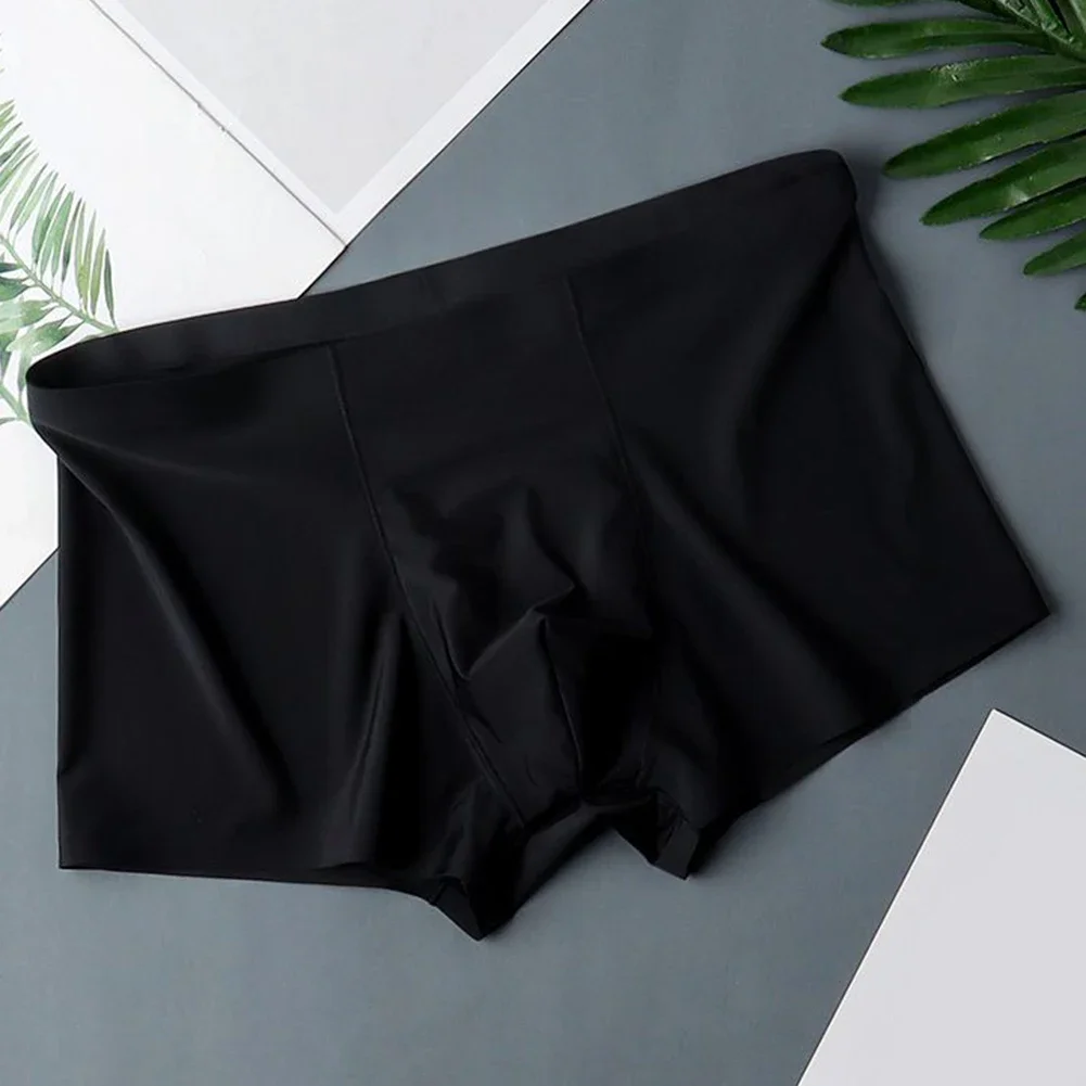편안한 속옷 복서 브리프 컴포트웨어 홈 잠옷 미디엄 허리 솔리드 컬러 얇은 원단 올 시즌 사용