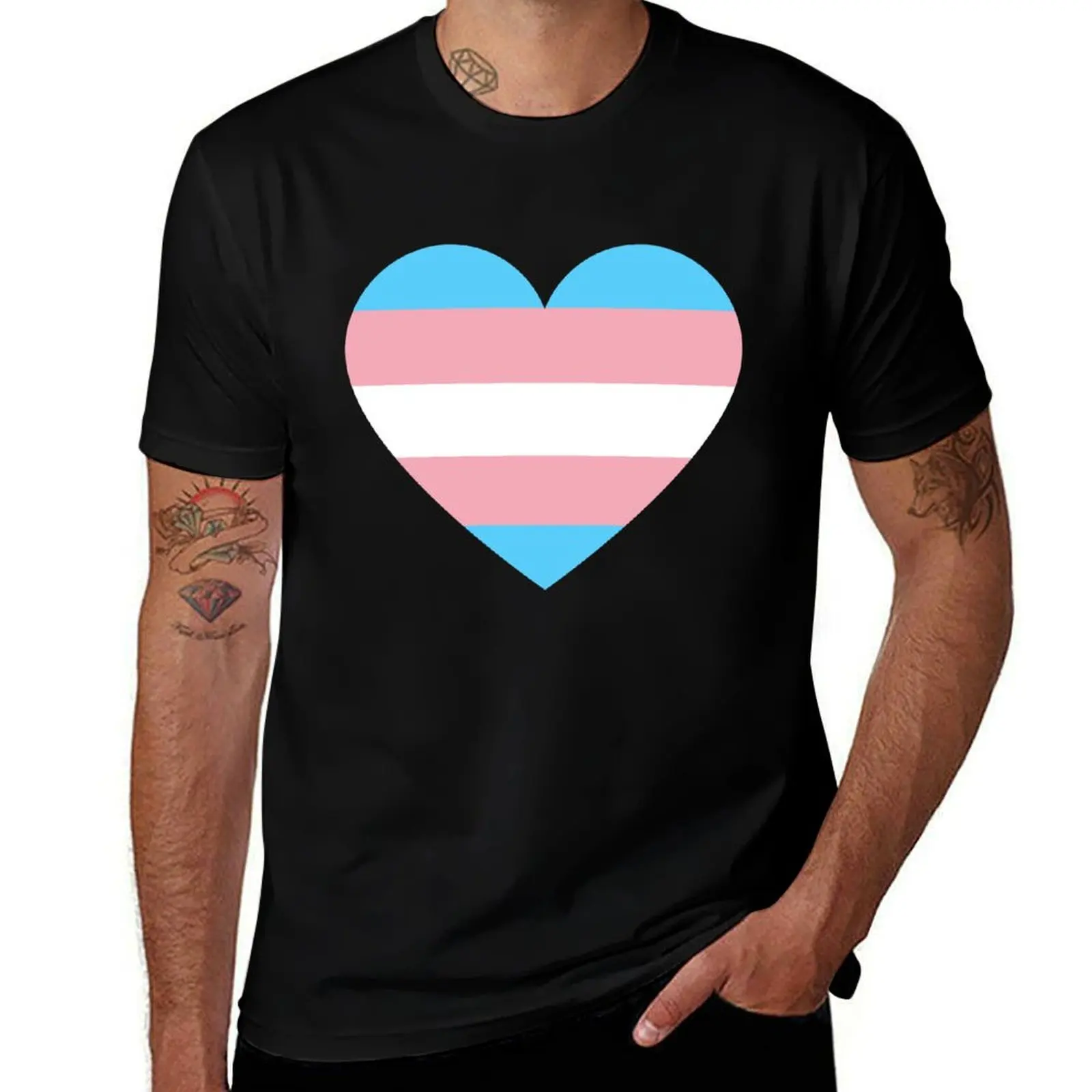 

Transgender T-Shirt Pride man t man Heart cotton shirt for for t shirts soft