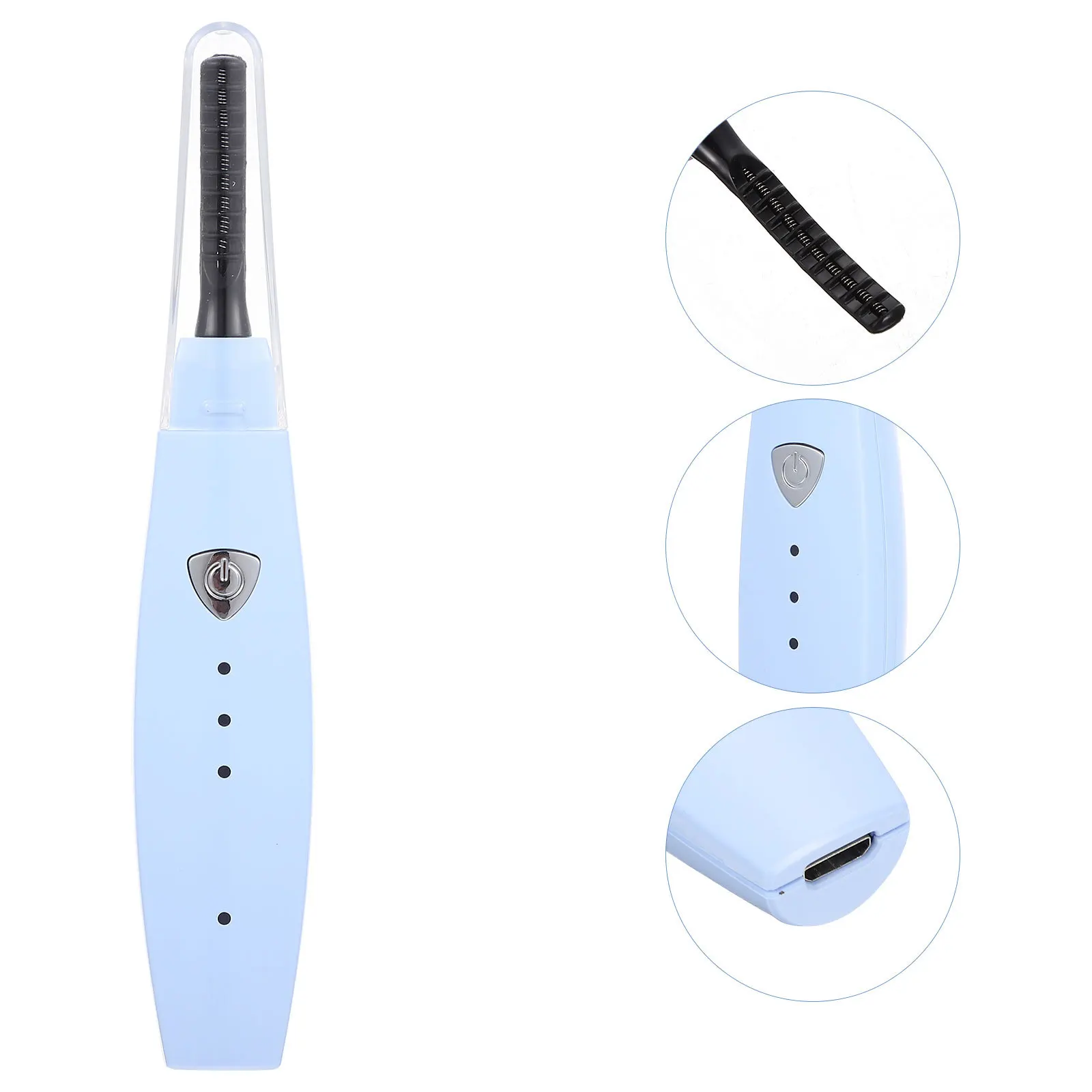 

Professional Electric Eyelash Curler Heated 15S Quick Warm-Up Damage-Free Curling Styling Device Portable Beauty Accessory