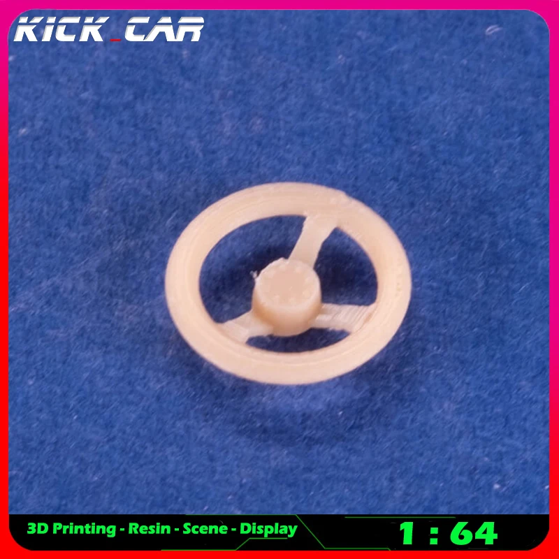 Kickcar 1/64 Steering Wheel Model Car Diorama Uncolored Resin Garage Scene Repair Tools Decoration Simulation Scene Toy