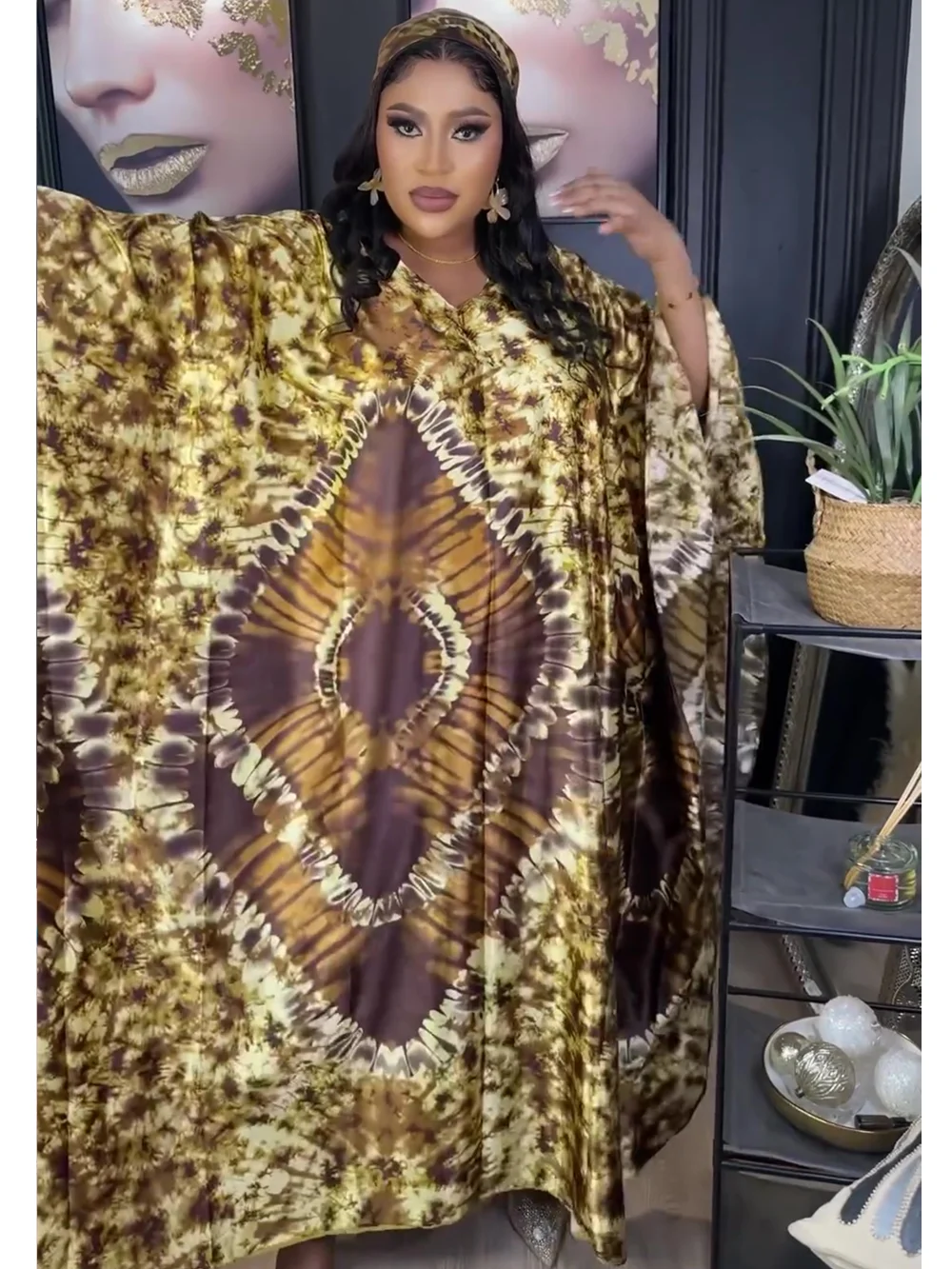 African Dresses for Women Traditional Africa Clothing Dashiki Ankara Outfits Gown Abayas Robe Muslim Kaftan Maxi Long Dress 2024