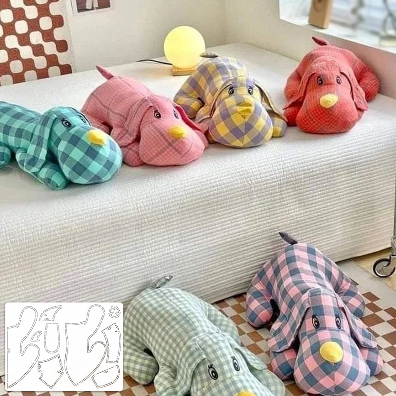 YOMDID 1pc Pappa Dog Quilting Template DIY Dog-Shaped PET Sewing Template Ideal for DIY Crafts and Professional Sewing Projects view 2