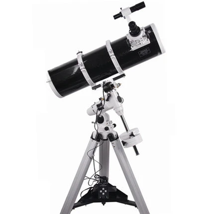 Aluminum Tripod Reflecting Astronomical Telescope Small Black Dual-Axis Electric Heel