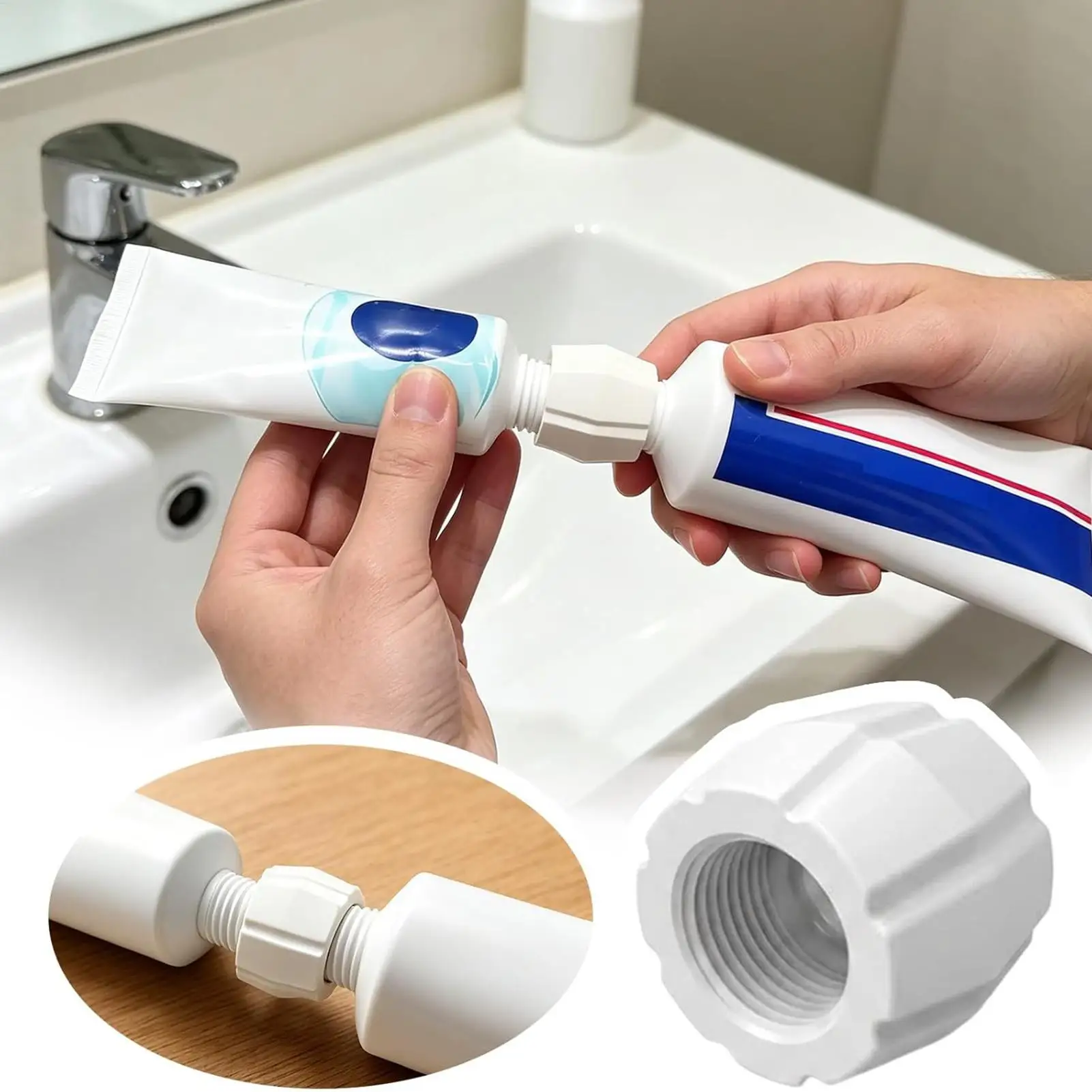 Toothpaste Refill Adapter Tooth Paste Squeezer Toothbrush Tube Converter For Travel Practical Bathroom Accessories