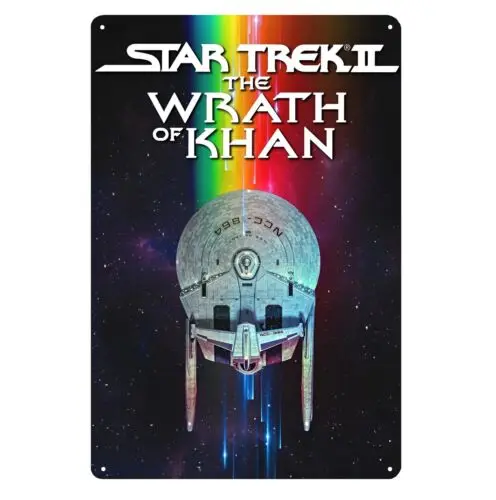 The Wrath Of Khan Movie Metal Poster Tin Sign 20x30cm Plate