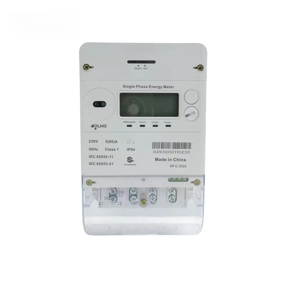 

Utility Lora-rf Energy Remote in Single Phase Prepaid Smart Meter with Enabled WiFi IP54 Waterproof LCD Display