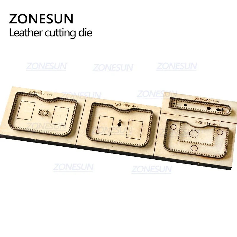 ZONESUN Credit Card Holder Coin Purse Customized Leather Cutting Die Handicraft Tool Cutter Mold Diy Paper Wallet Cut Die
