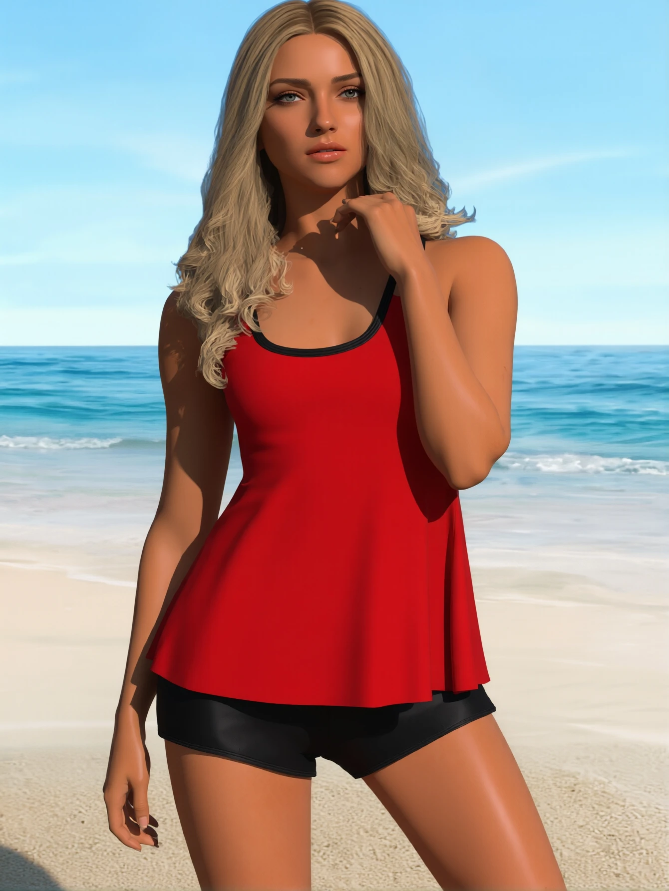 

Сексуальный женский комплект бикини с высокой талией, купальник из двух частей, пляжная одежда, летний купальный костюм