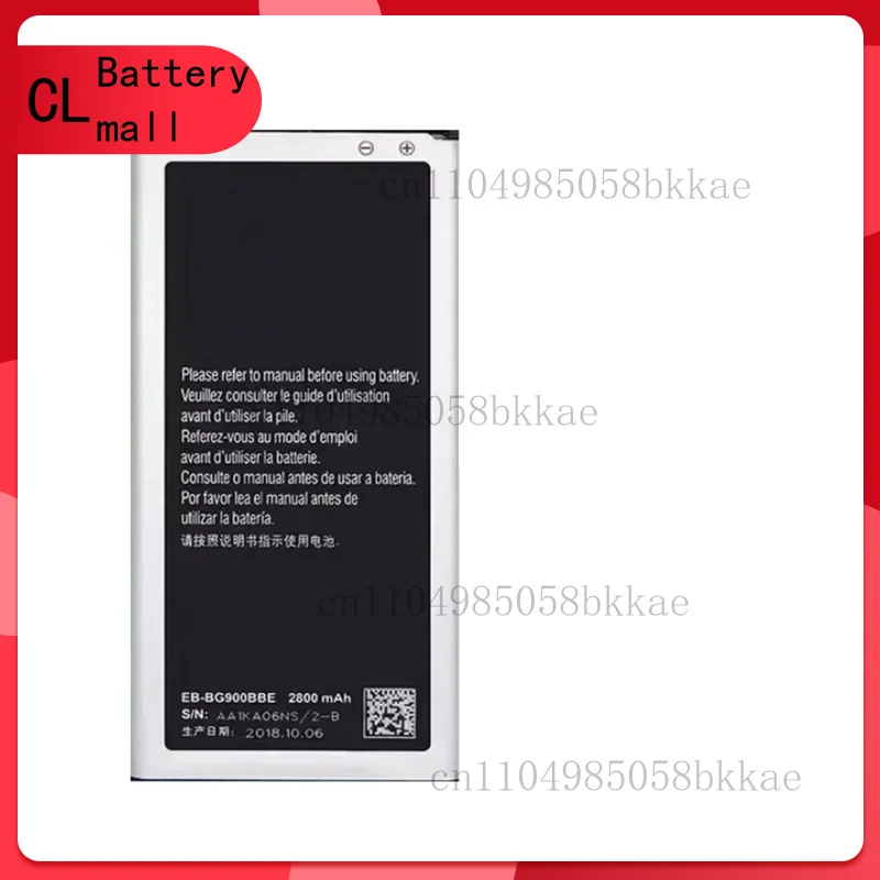 100% новый сменный аккумулятор EB-BG900BBE для Samsung Galaxy S5 SM G900 G900S G900I G900F G900H 2800 мАч 100% новый сменный аккумулятор EB-BG900BBE для Samsung Galaxy S5 SM G900 G900S G900I G900F G900H 2800 мАч