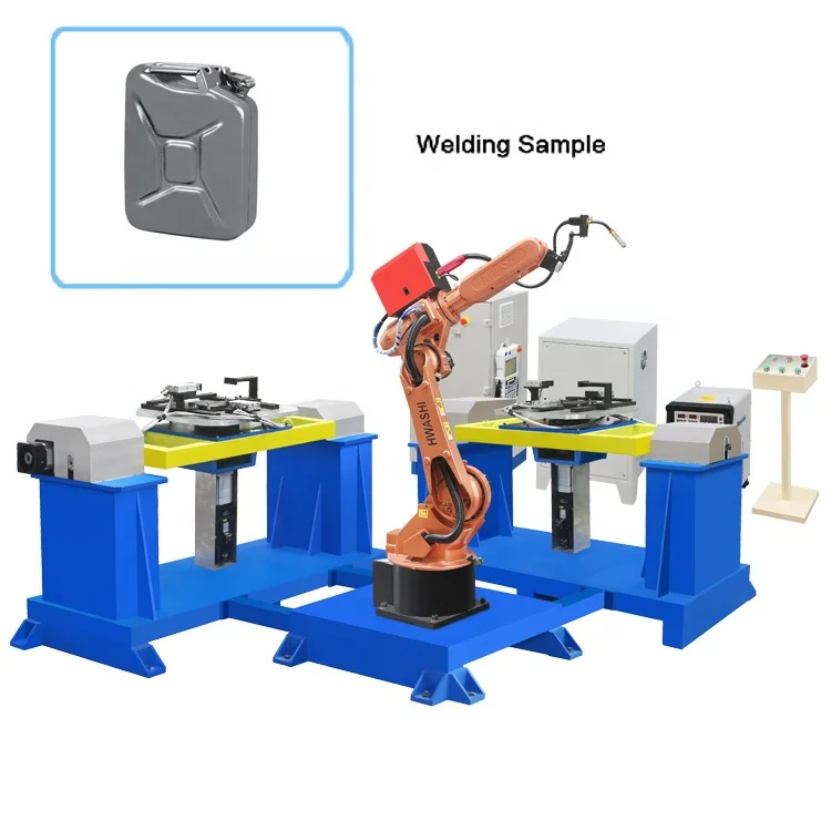 Hwashi Six Axis MIG Welding Robot for Household Furniture Volume Production