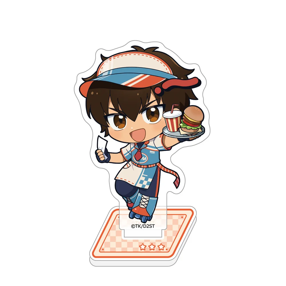 10CM Anime Diamond Ace Acrylic Keychain Stand Model Ornament Accessories Goods Gifts