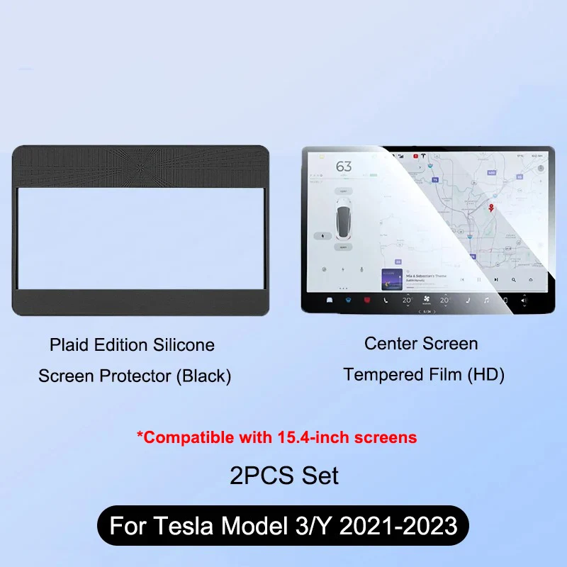 2021-2023 Black 2PCS