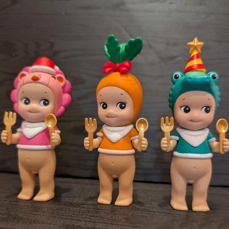 

Sonny Angel Christmas Dinner Series Blind Box Guess Bag Desktop Decoration Blind Bag Toys Anime Figure Cute Model Gift Girl