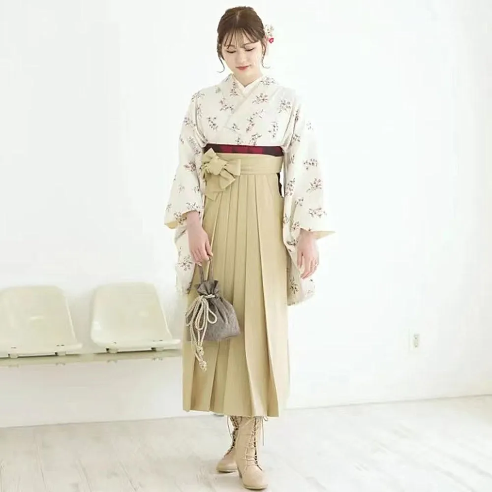 Traditional Kimono Print Gradual Pure Color Pants Women's Ethnic Wear Stage Costume Slight Defects Polyester Spring 2026