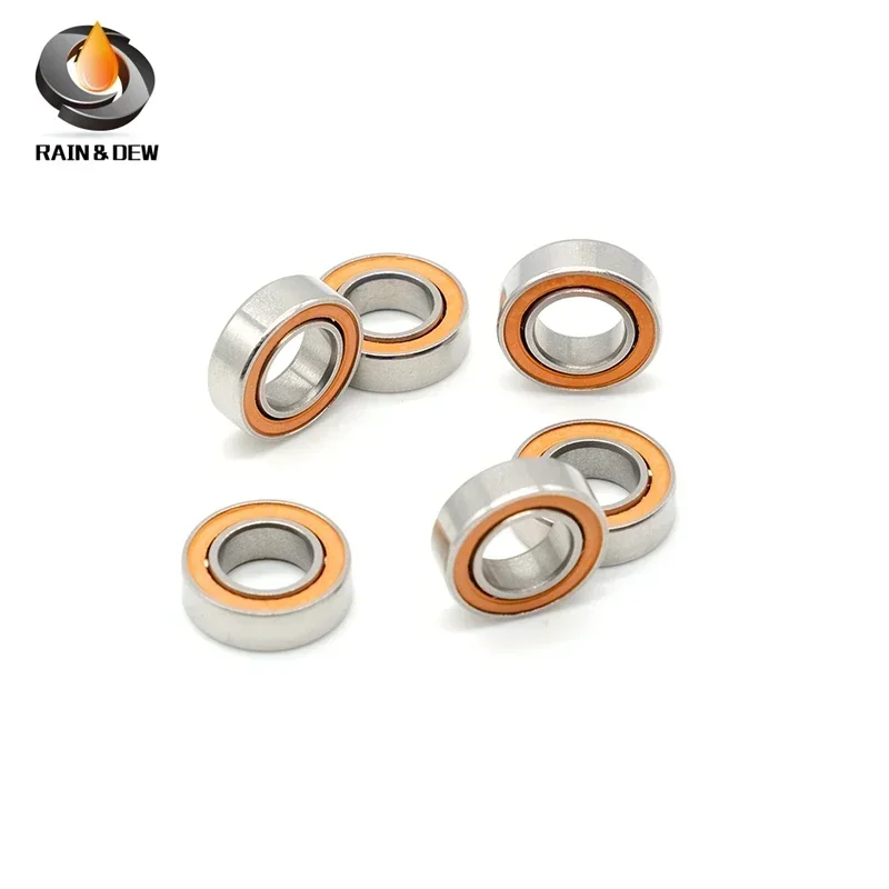 5PCS Stainless Steel  High Quality SMR137 2RS CB 7X13X4mm ABEC-7 Hybrid Ceramic Ball BearingFishing Gear Reel Bearing