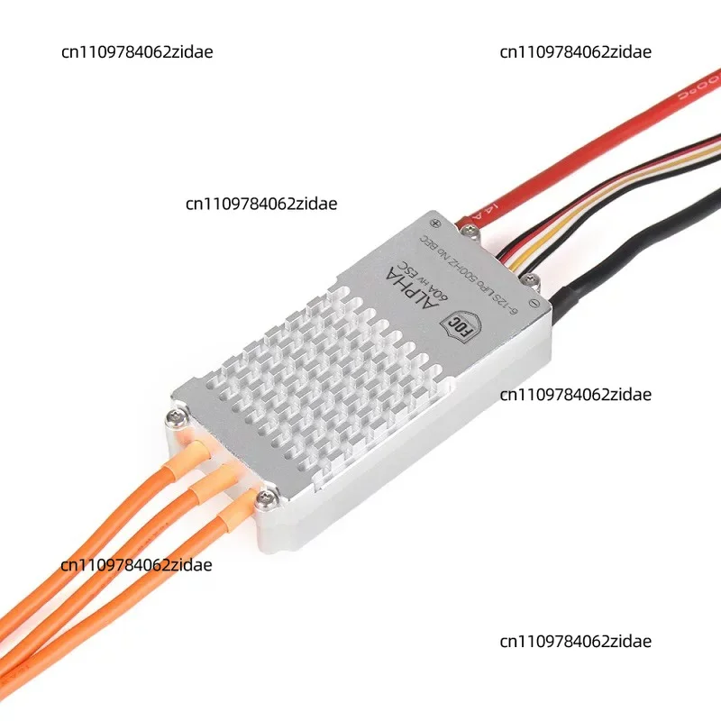 For ALPHA 60A 12S V1.2 HV Brushless ESC High Voltage Speed Controller for Multirotor UAV