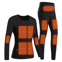 Metropolitan Soaked Motorcycle Underwear Men Women Motorcycle T Shirts Pants Winter Thermal Heating USB Electric 62 Skiing