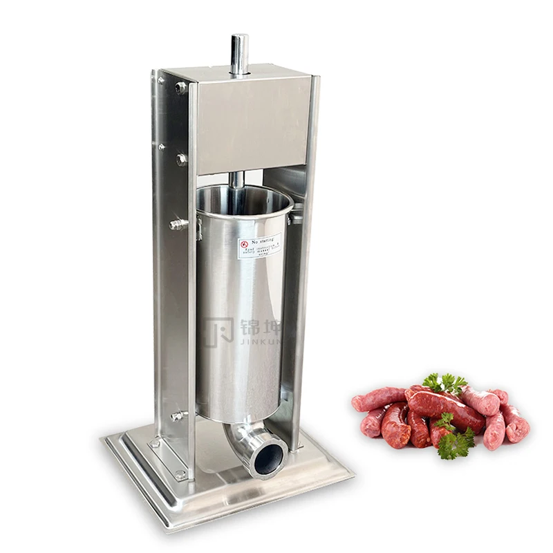 

Food utensils Factory Outlet New 11LBS/5L Stainless Steel Sausage Maker Stuffer Machine for Home & Restaurant Use