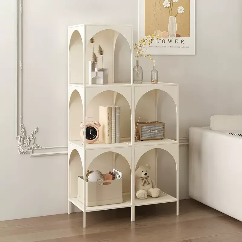 living room floor-to-ceiling bookshelf shelf against the wall corner bookcase sundries storage display cabinet storage shelf