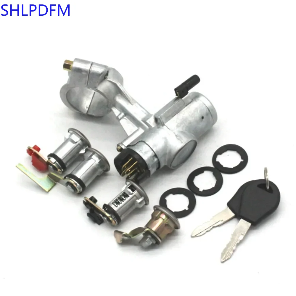 SHLPDFM IGNITION BARREL & SWITCH FOR NISSAN PATROL GQ Y60 2 x DOOR & BARN 88-98 4 Lock SET