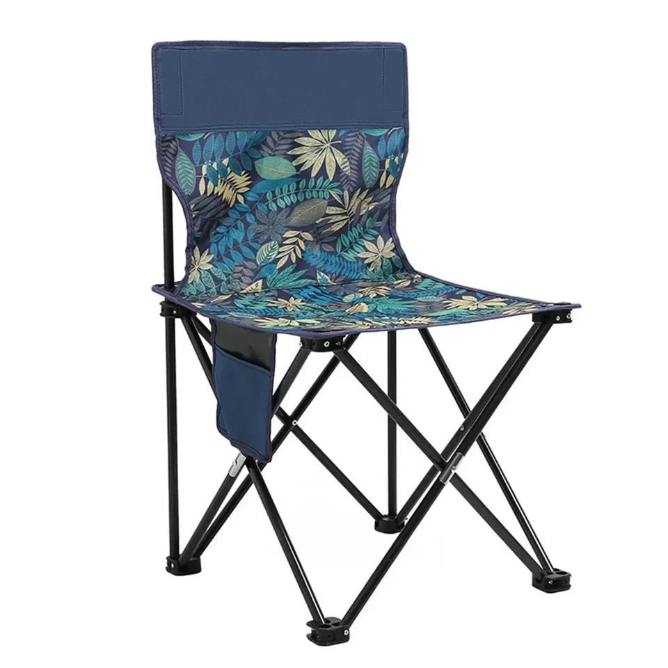 Foldable Camping Chairs with Strong Bearing Capacity and Hi-density Nylon Oxford Suitable for Travel Beach Sports