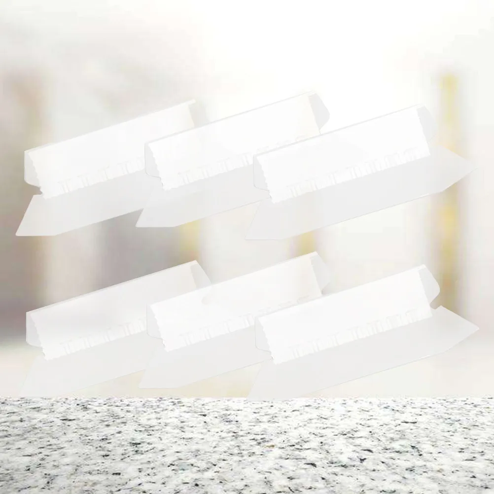 

25Pcs Clear Plastic Folder Tabs File Labels Hanging Folder Tabs Quick Identification for Office School Organization Efficiency