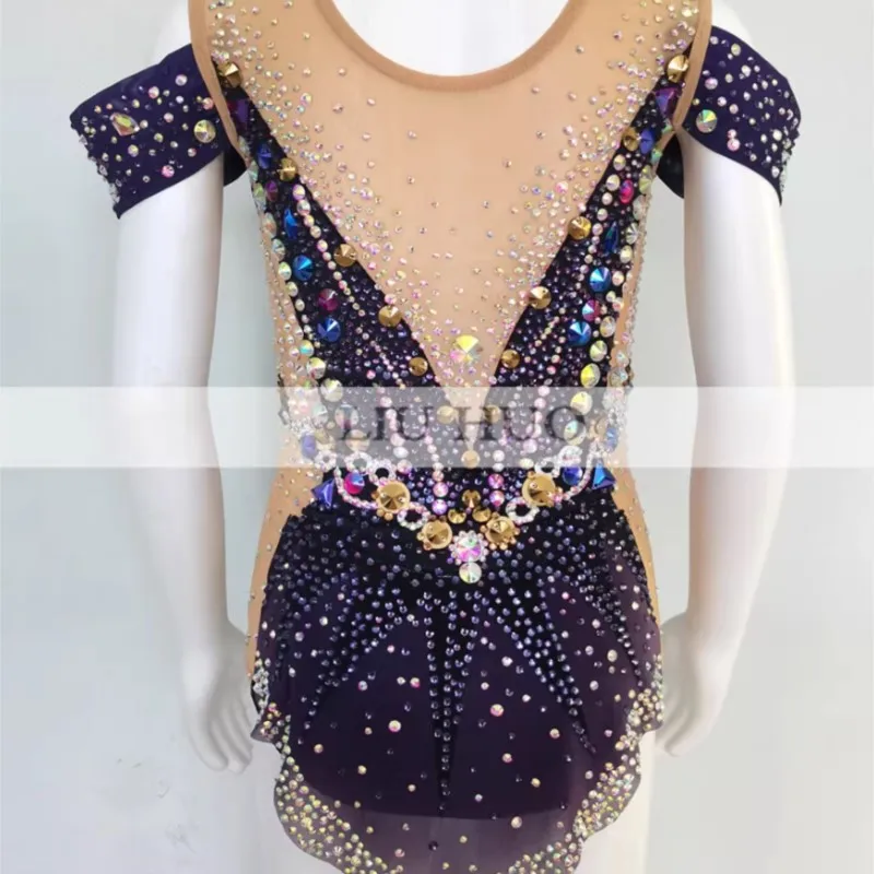 Customized Artistic Gymnastics Competition Performance For Girls Adults Sleeveless Fitness And Acrobatics Aerobics Clothing