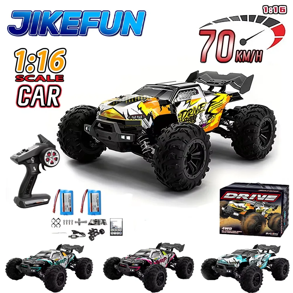 SCY 16101PRO 16102PRO RC Car Brushless 70 KM/h 4x4 Remote Control Go-Kart 2.4G Electric High-Speed Off-Road Drift Racing Toy Gift