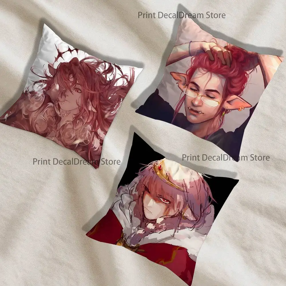 

T-Technoblade T-Techno Fanart Cushion For Bedroom Car Coffee Shop Room and Living Room Sofa Decorative Pillow Cover Case