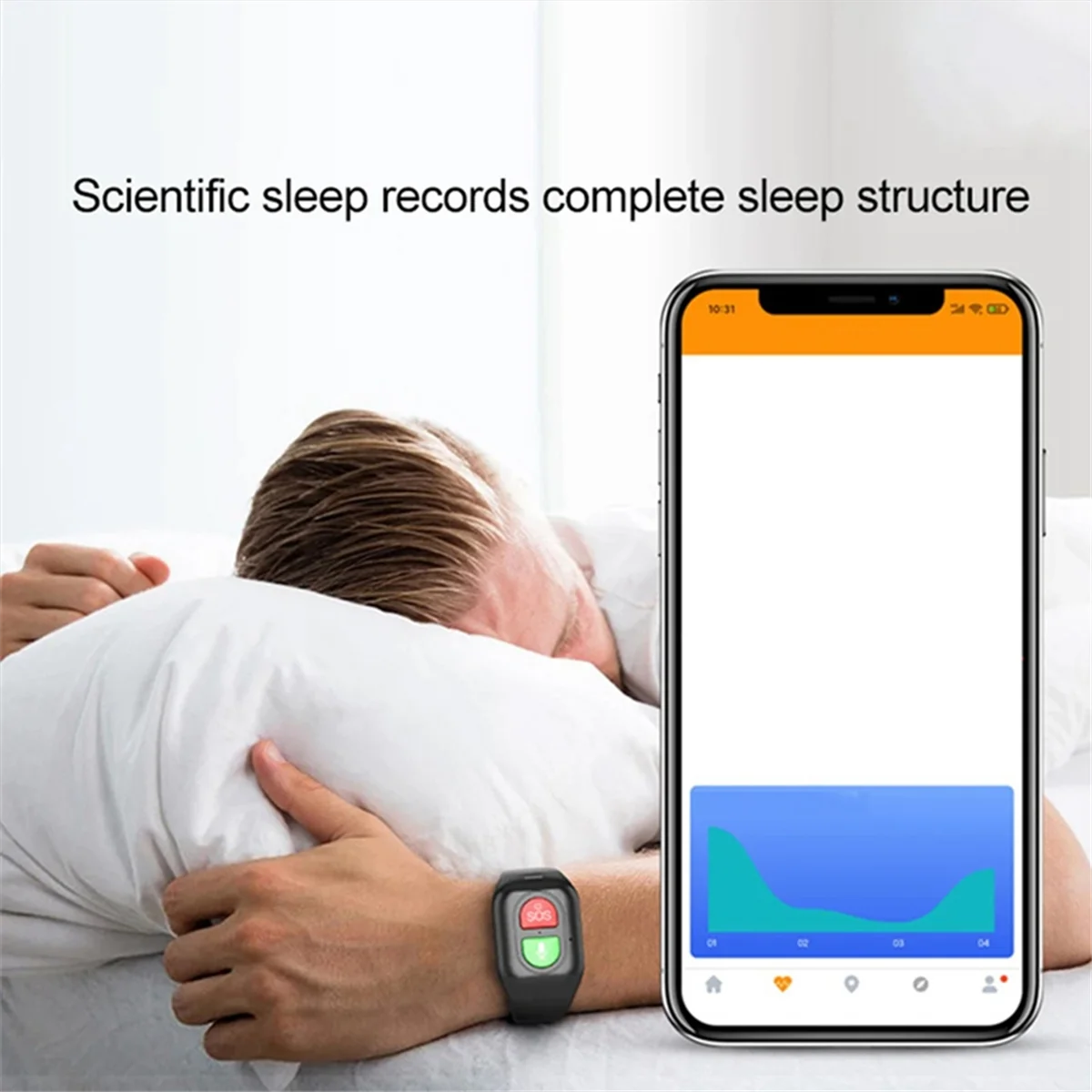 高齢者向けの歩行防止スマートスポーツウォッチ,sosブレスレット,心拍数モニター,血液モニター,緊急アラーム,GPSトラッキング,4g