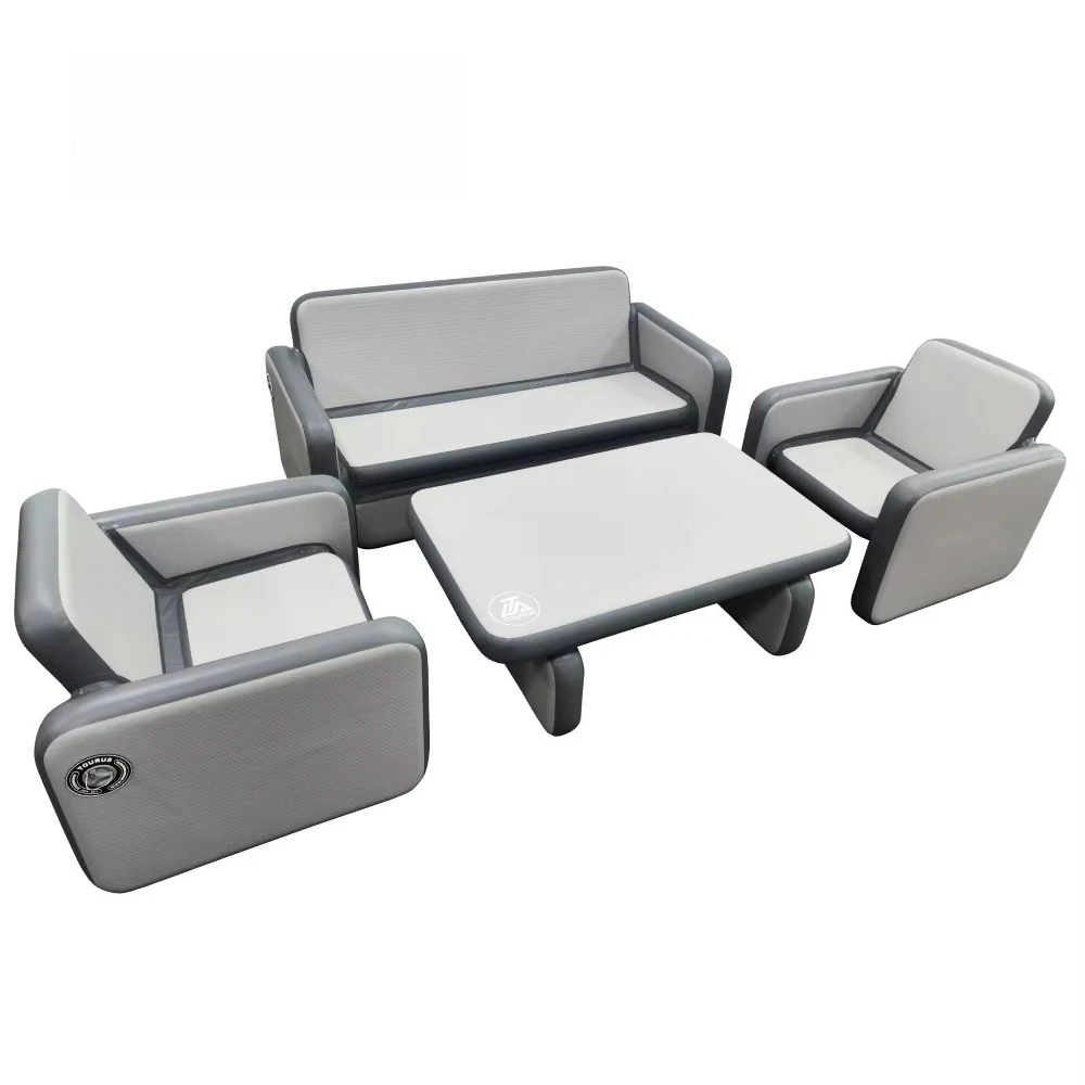 Dropshipping OEM Wholesale Modern Design Foldable Inflatable Sofa Set Lounge Chair with Drop Stitch Fabric