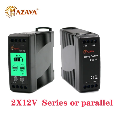 Mazava PNE-10 Multi Connect Battery Equalizer Gel Flood AGM Lead Acid Li li-ion LiFePO4 Battery Balancer 2S 2P 12 24 36 48 96 V