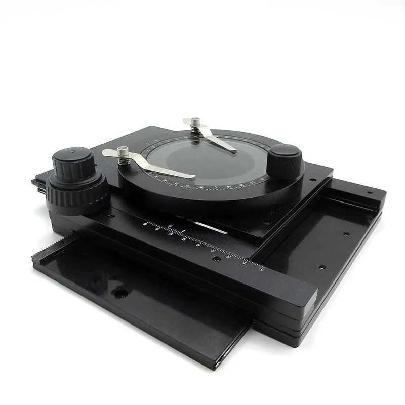 

Microscope Precision Rotating Mobile Platform XYZ Axis Three-way Bidirectional Rotating Stage All Metal