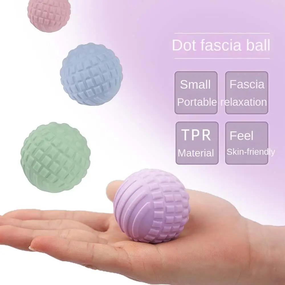 

Macaron Color Yoga Therapy Balls TPR Massage Ball Trigger Point Sport Fitness Hand Foot Relief Plantar Fasciitis Reliever Balls