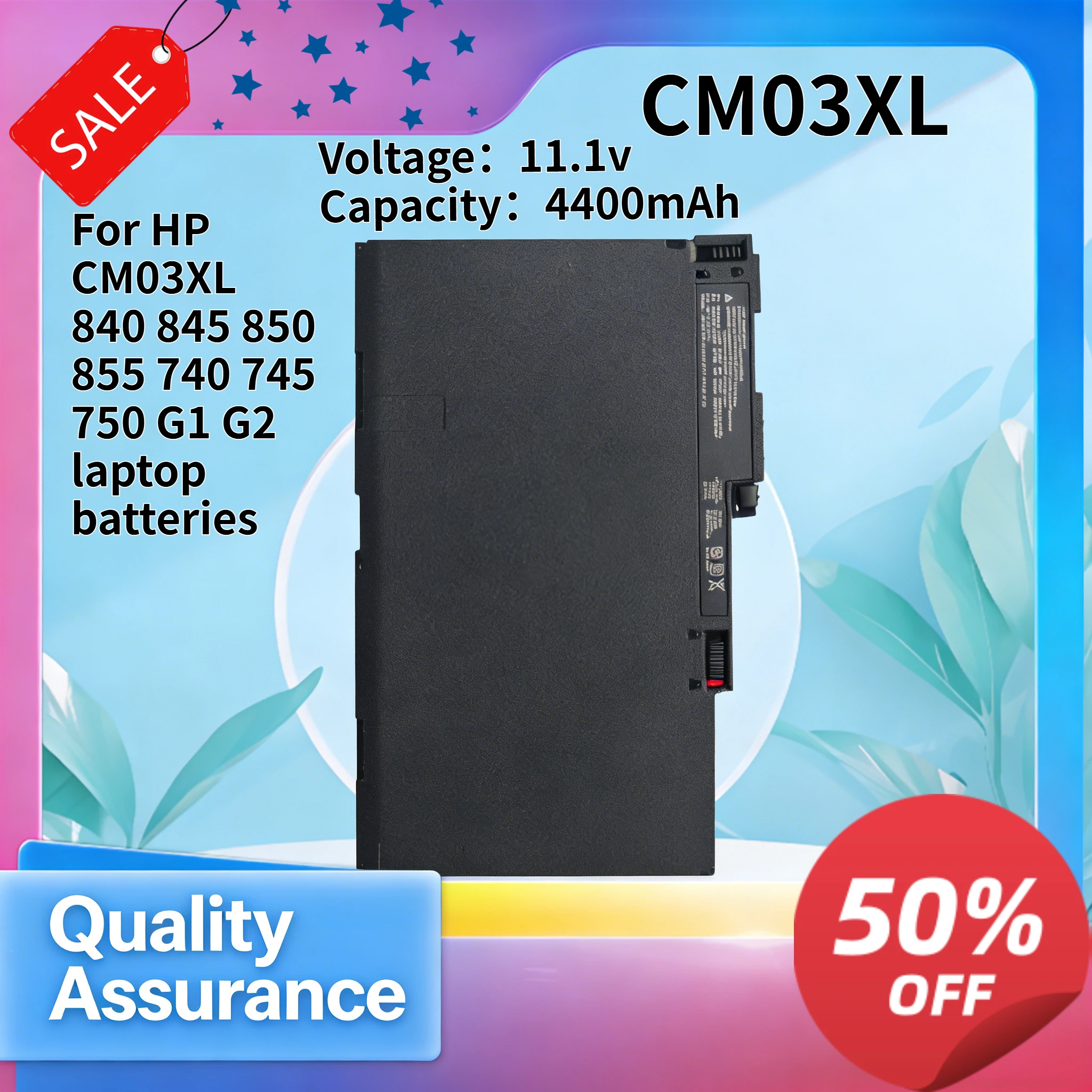 

4400mAh 11.1Vhigh quality For HP CM03XL 840 845 850 855 740 745 750 G1 G2 laptop batteries