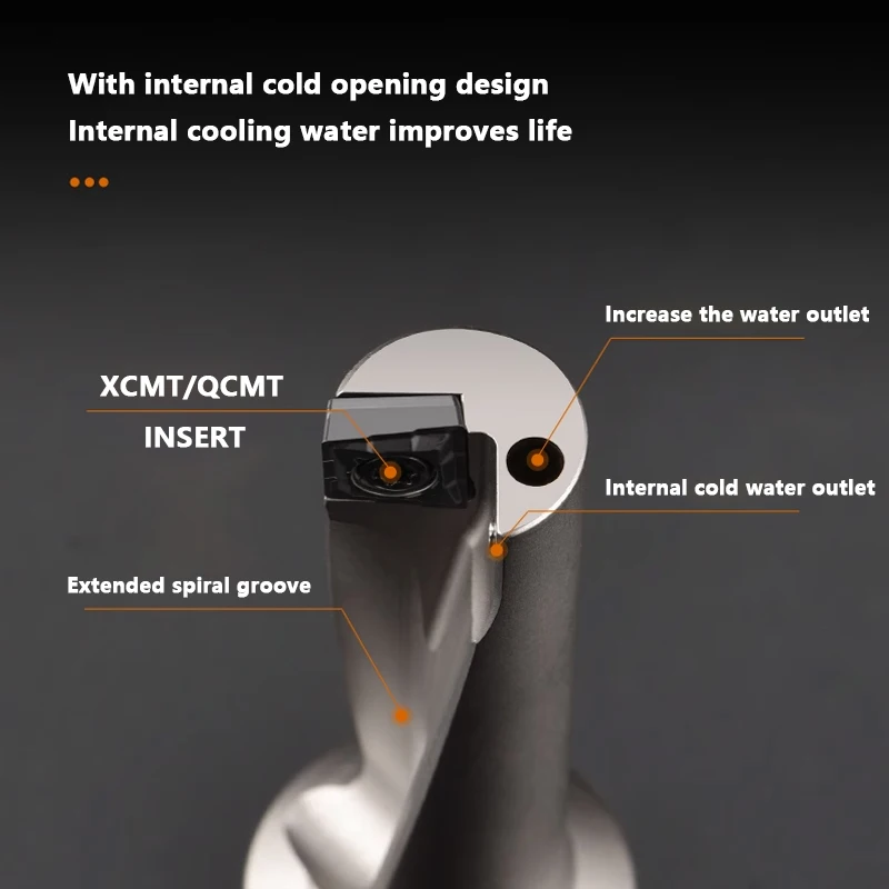 TCAP Drill insert QCMT XCMT050204 XCMT060204 XCMT070304 XCMT080304 XCMT10T304 U Drill Multi-Functional Path Small diameter