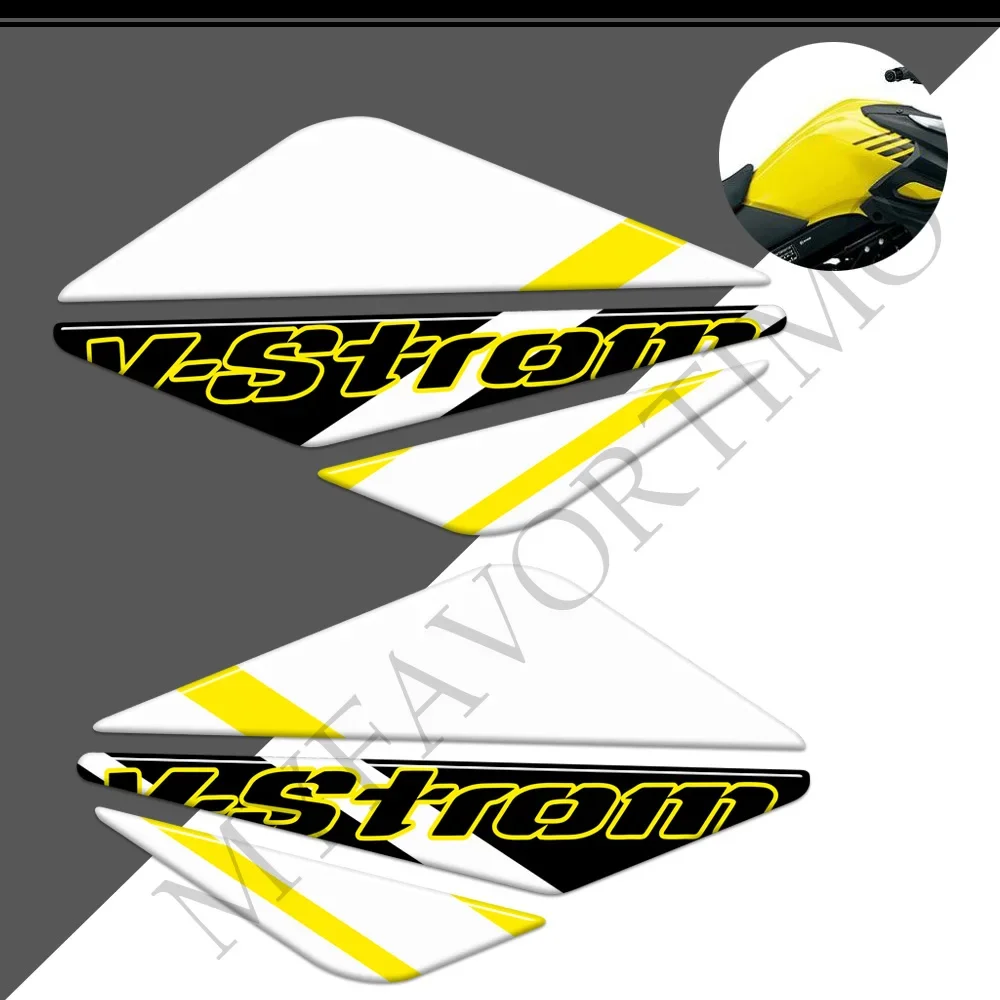 

For Suzuki V-STROM 650XT 1050XT DL 1000 650 250 1050 XT Tank Pad Trunk Luggage Cases Stickers VSTROM 2019 2020 Protector