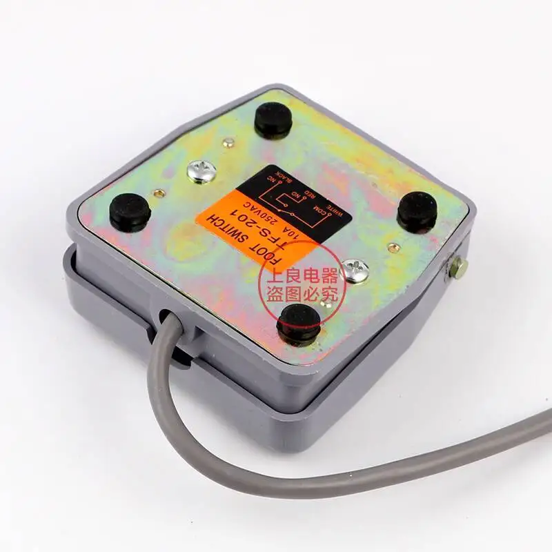 Interruptor de pé TFS-201 Interruptor de pé Plugue de aviação 2 Máquina de distribuição de 3 núcleos Máquina terminal Interruptor de pedal 2m