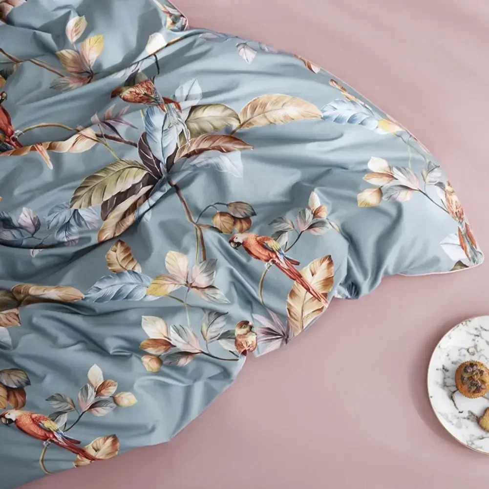 Svetanya Floral Bedlinens Egyptian Cotton Bedding Set Queen King Ru Full Size Sheet Duvet Cover Set Underwear