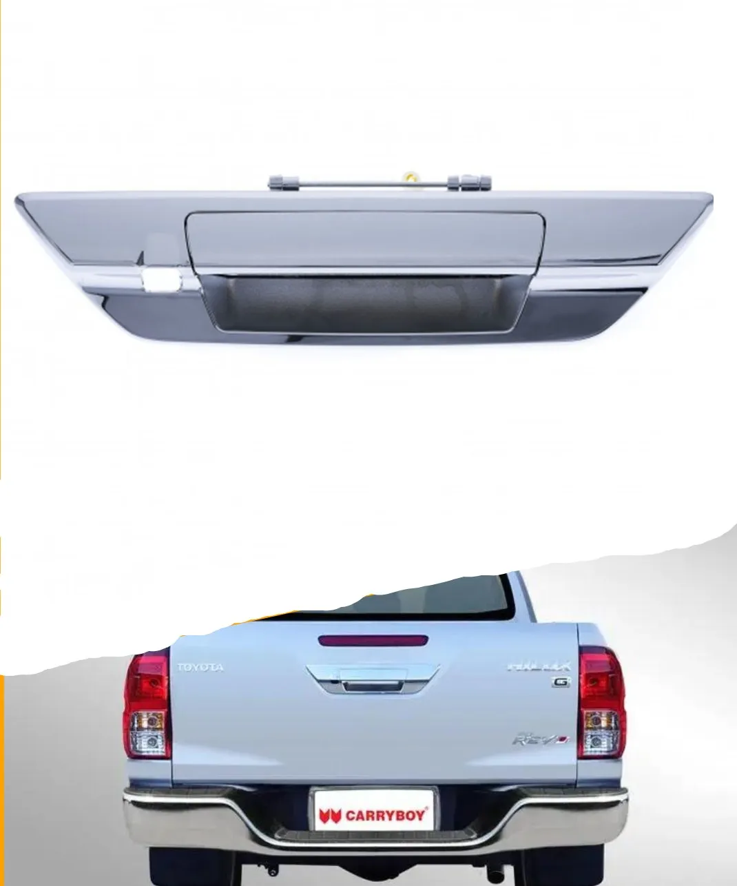 

Tailgate Door Handle for Toyota Hilux Revo 2015-C 69090-0K090 Equipped with camera holes or without hole