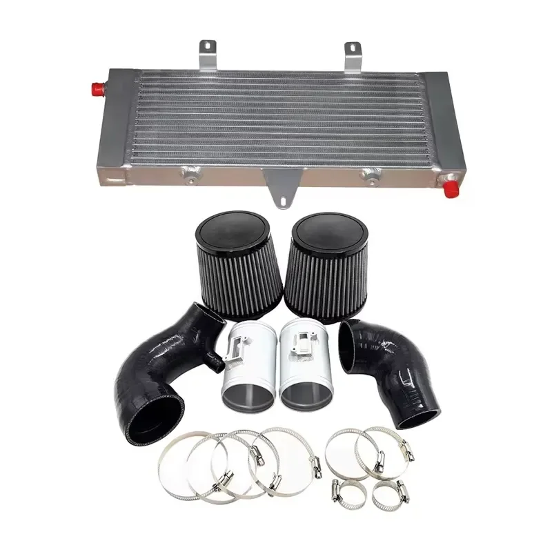 Air Intake Kis & Heat Exchanger for Infiniti Q50 Q60 Sport Red 3.0