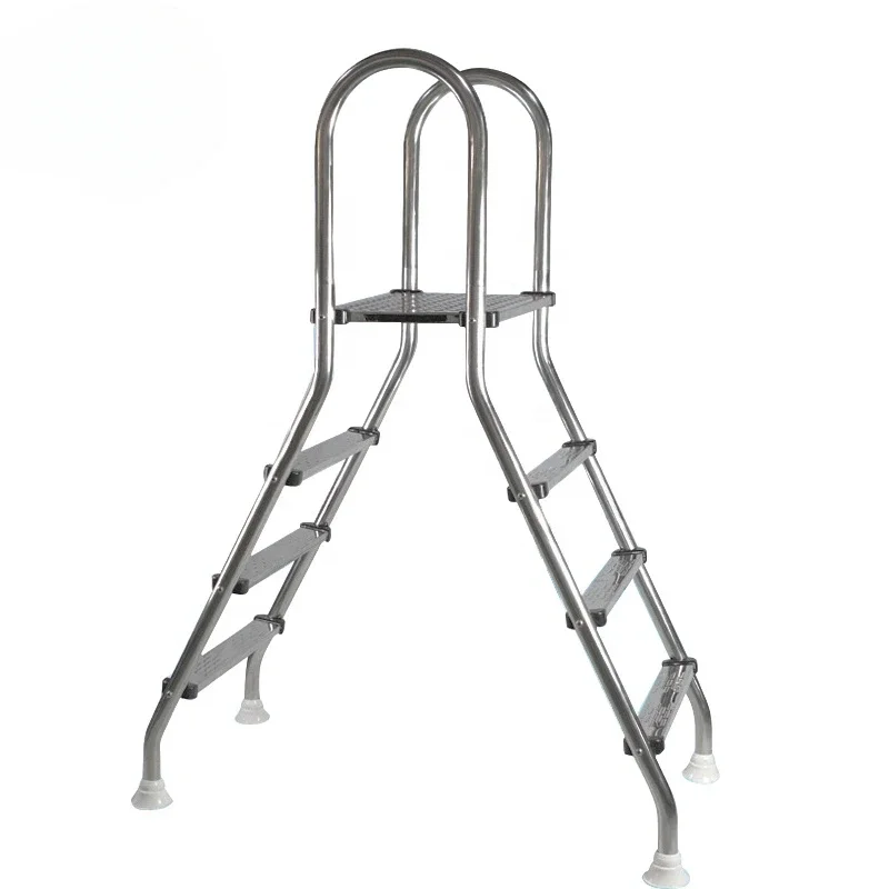 swimming pool  wholesale lifeguard equipment stainless steel lifeguard chair with high quality