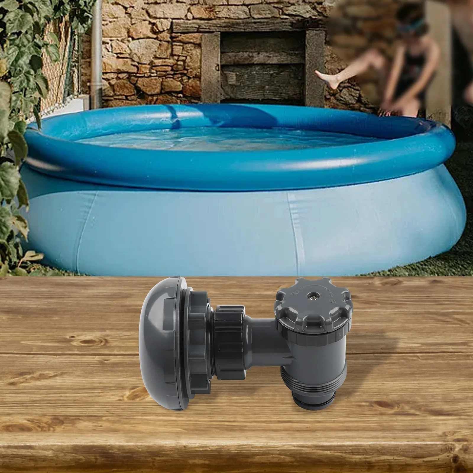 

Клапан для бассейна Фильтр Плунжерный клапан Настройка для бассейна Оптимальная функциональность Эффективная работа для надземных бассейнов