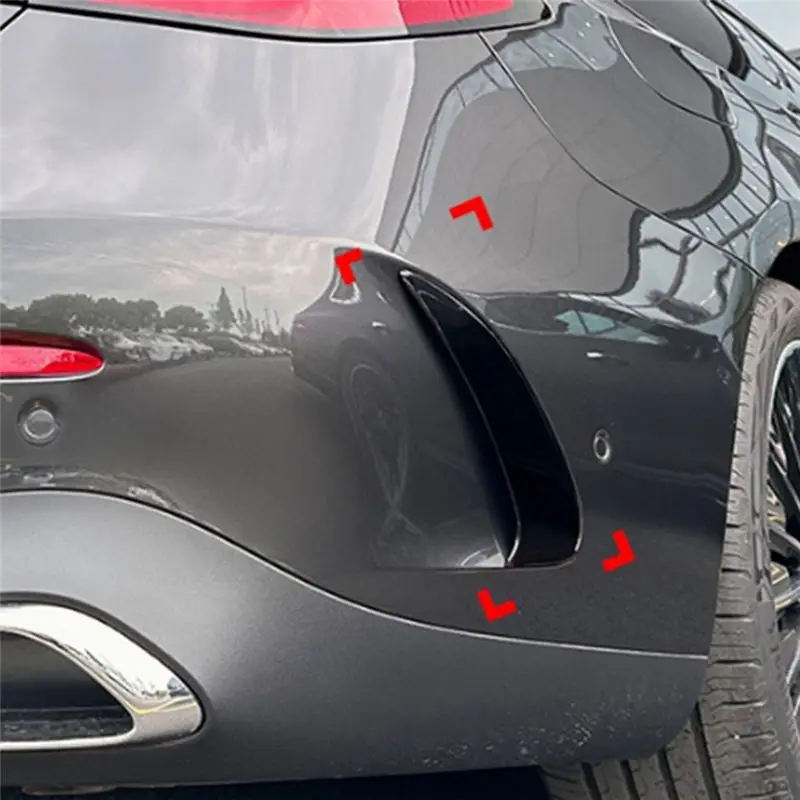 Car Rear Bumper Spoiler Side Wing Canard Trim For CLE Coupe C236 2024+ AMG-ABQA
